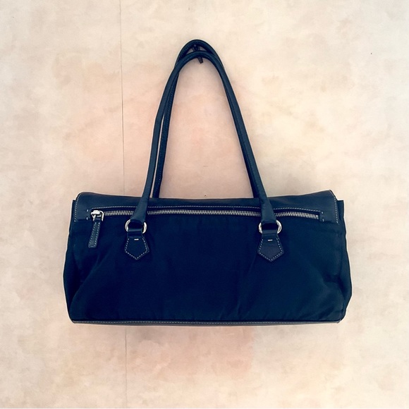 Prada Tessuto Vitello Leather Shoulder Bag - Picture 5 of 11
